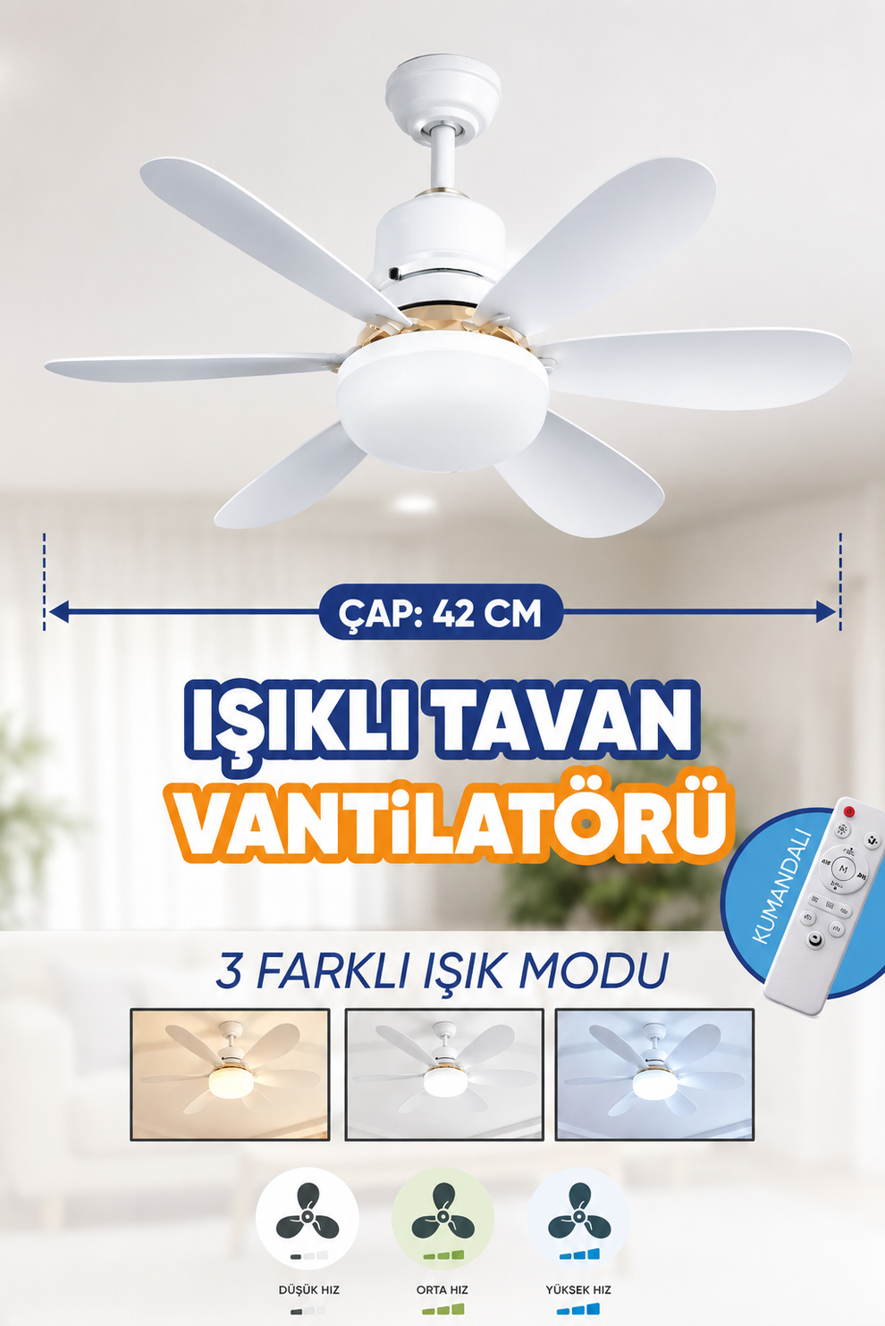 Ampül Tipi Vantilatör