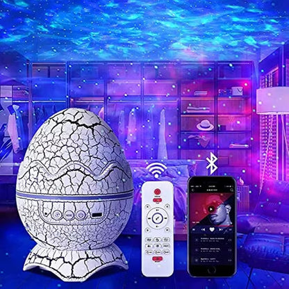 Dinozor Gökyüzü Projektör USB Girişli Bluetooth Hoparlör & Gece Lambası