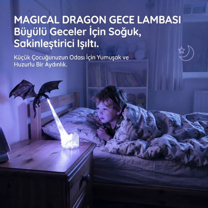 Ateş Püsküren Ejderha Lambası